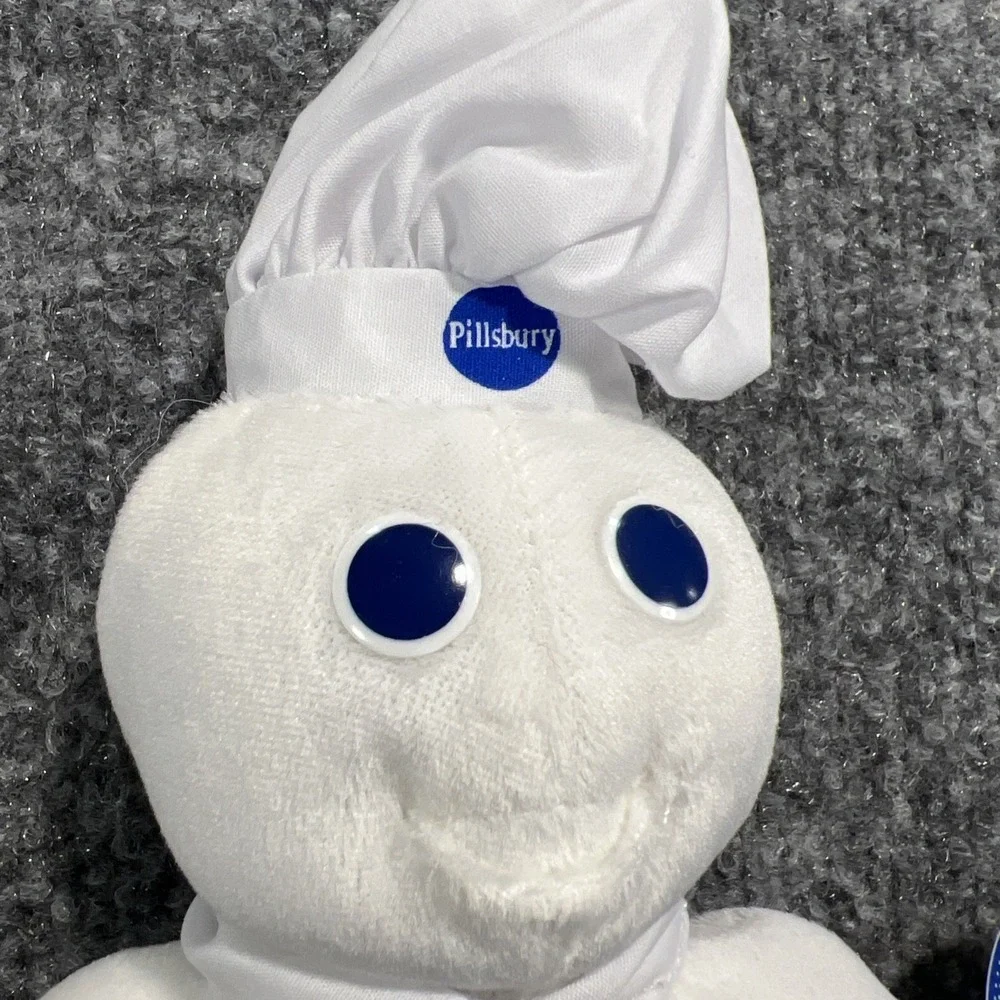 Vintage 1997 Pillsbury Doughboy Beanbag Plush by Dakin 8